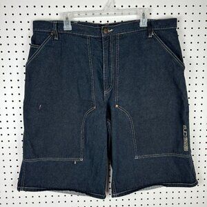 Sean John Double Knee BAGGY Shorts Size 38 Wide Leg Streetwear Skate Hip Hop 90s